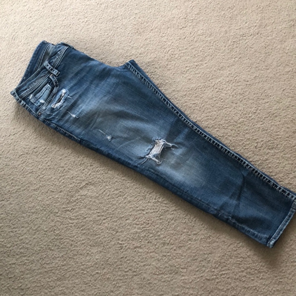 SilverBoyfriend Jeans